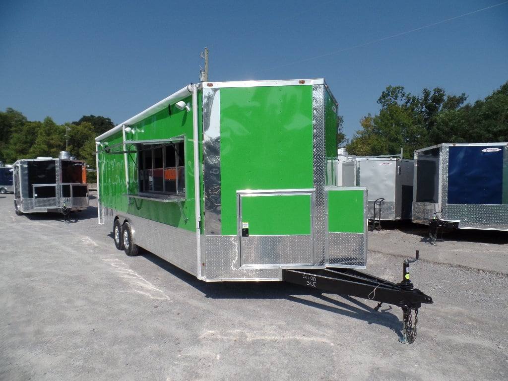 703-8.5-x-24-concession-trailer-food-electric-green-event-catering-8.jpg 8.5' x 24' Concession Trailer Food Electric Green Event Catering