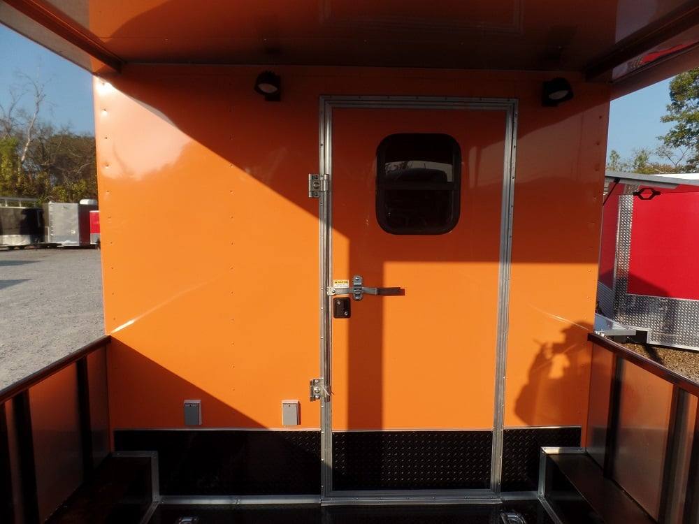 704-8.5-x-24-concession-trailer-orange-bbq-food-event-catering-10.jpg 8.5' x 24' Concession Trailer Orange BBQ Food Event Catering