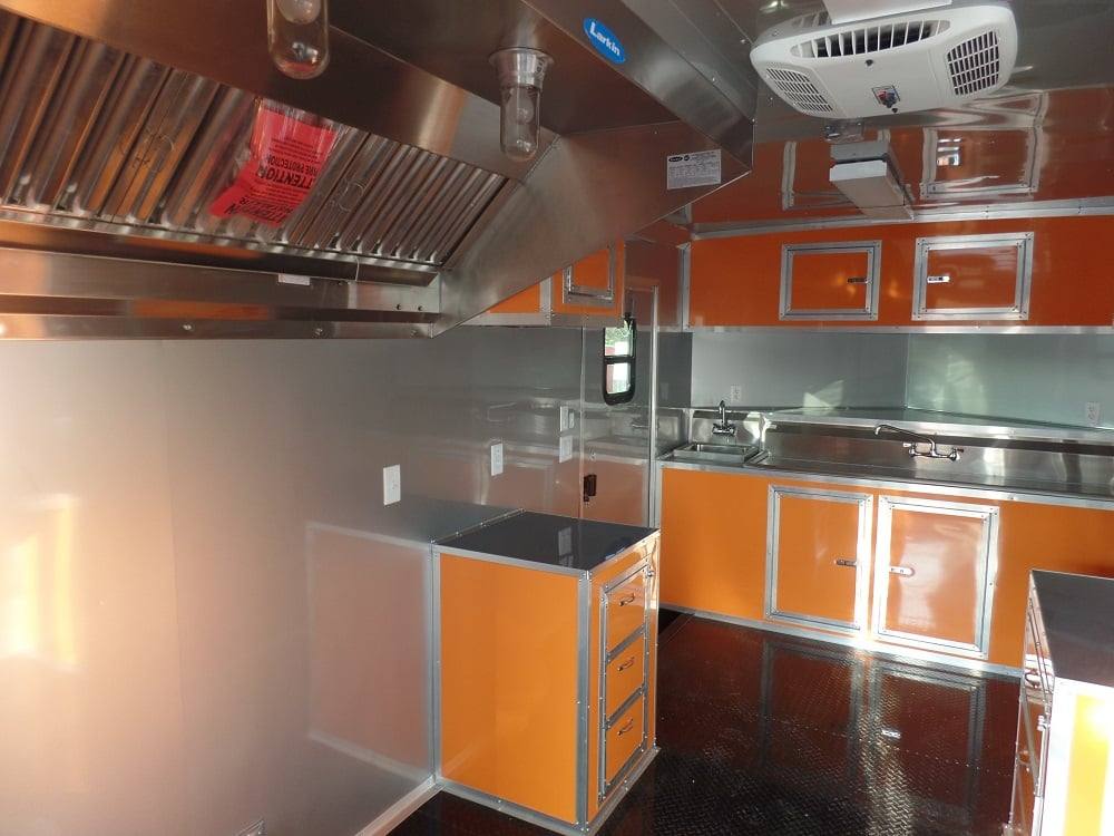 704-8.5-x-24-concession-trailer-orange-bbq-food-event-catering-17.jpg 8.5' x 24' Concession Trailer Orange BBQ Food Event Catering