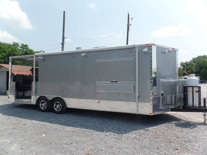706-8.5-x-24-concession-trailer-silver-frost-bbq-event-catering-19.jpg 8.5' x 24' Concession Trailer Silver Frost BBQ Event Catering