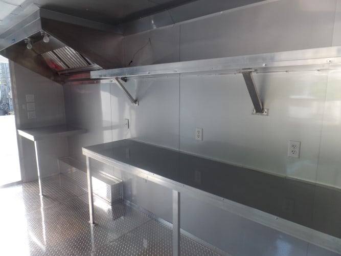 706-8.5-x-24-concession-trailer-silver-frost-bbq-event-catering-2.jpg 8.5' x 24' Concession Trailer Silver Frost BBQ Event Catering