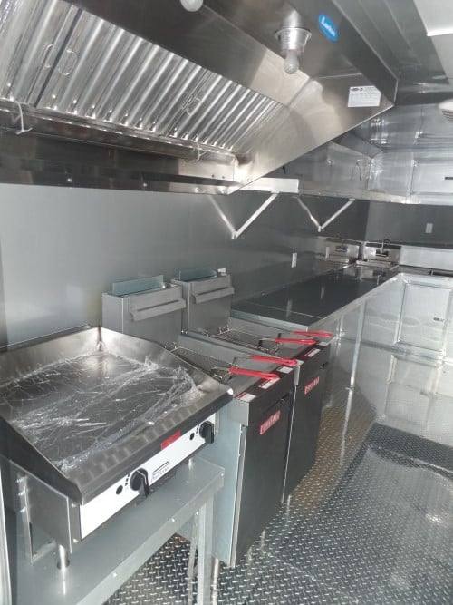 706-8.5-x-24-concession-trailer-silver-frost-bbq-event-catering-3.jpg 8.5' x 24' Concession Trailer Silver Frost BBQ Event Catering