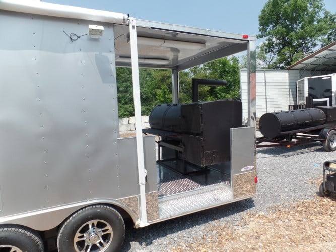 706-8.5-x-24-concession-trailer-silver-frost-bbq-event-catering-38.jpg 8.5' x 24' Concession Trailer Silver Frost BBQ Event Catering
