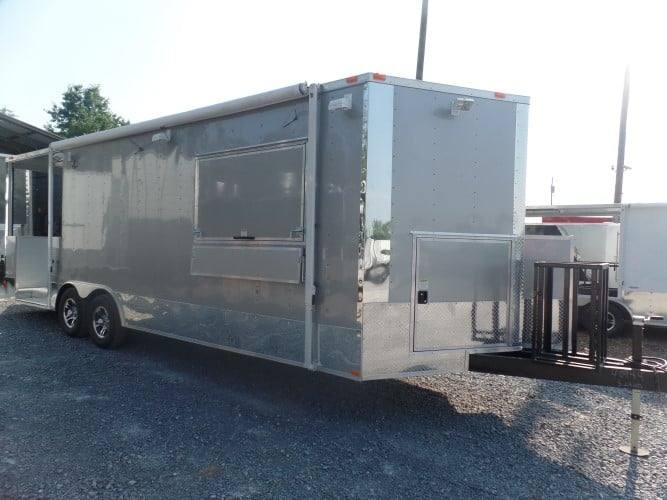 706-8.5-x-24-concession-trailer-silver-frost-bbq-event-catering-43.jpg 8.5' x 24' Concession Trailer Silver Frost BBQ Event Catering