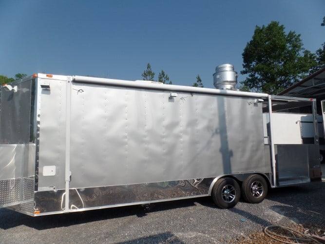 706-8.5-x-24-concession-trailer-silver-frost-bbq-event-catering-9.jpg 8.5' x 24' Concession Trailer Silver Frost BBQ Event Catering