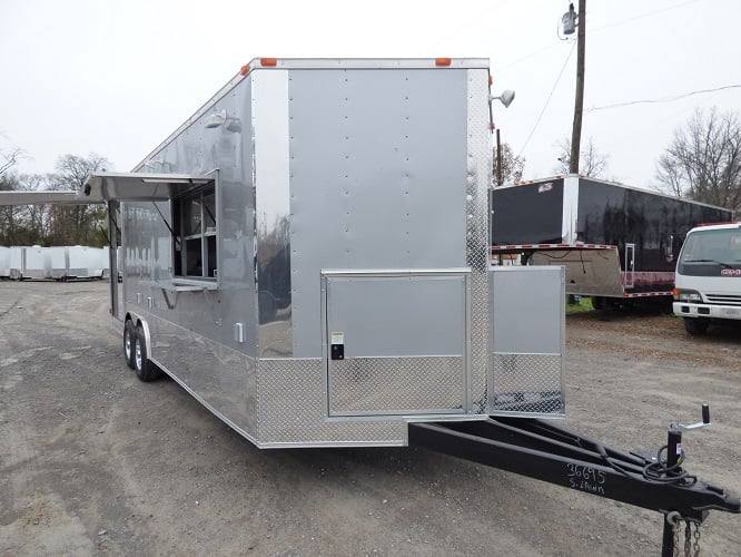707-8.5-x-24-concession-trailer-silver-frost-bbq-food-event-catering-23.jpg 8.5' x 24' Concession Trailer Silver Frost BBQ Food Event Catering