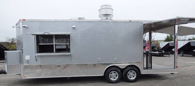 707-8.5-x-24-concession-trailer-silver-frost-bbq-food-event-catering-27.jpg 8.5' x 24' Concession Trailer Silver Frost BBQ Food Event Catering