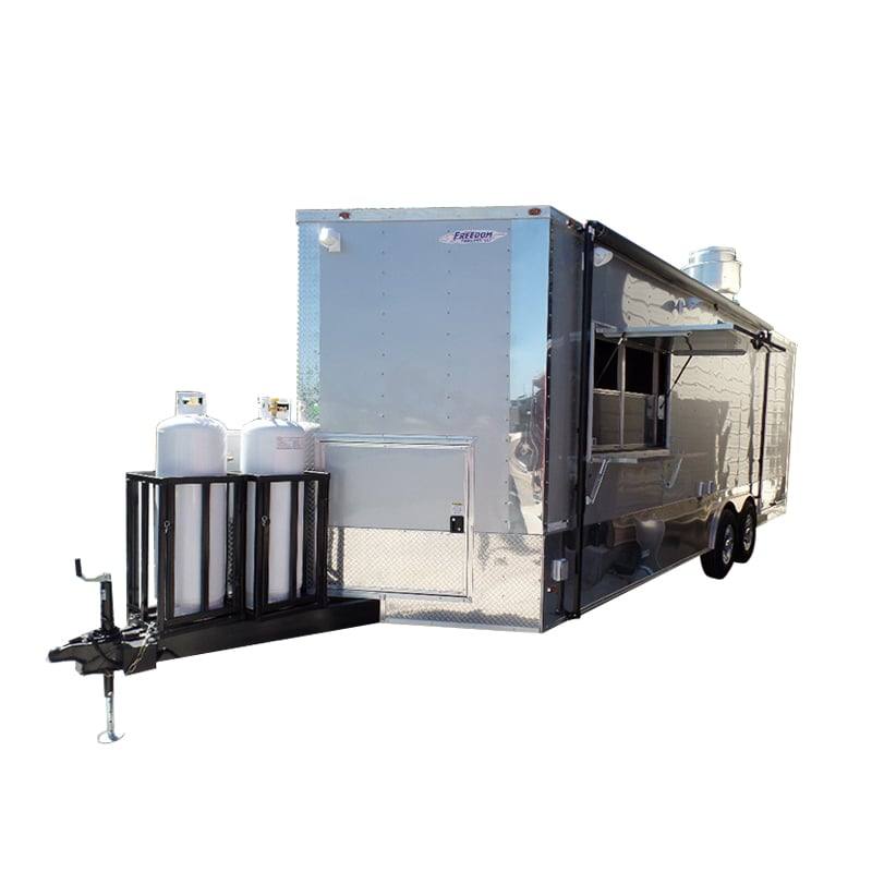 708-8.5-x-24-concession-trailer-silver-frost-food-event-catering-1.jpg 8.5' x 24' Concession Trailer Silver Frost Food Event Catering