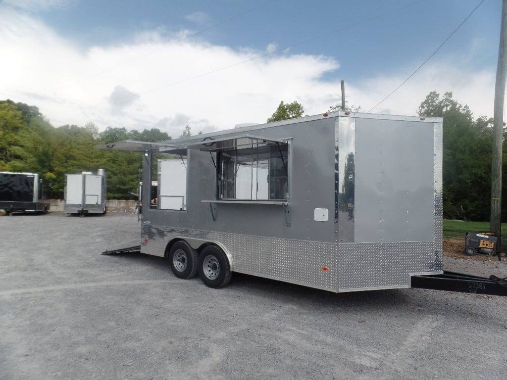 71-8.5-x-15-silver-frost-custom-concession-food-trailer-5.jpg 8.5' x 15' Silver Frost Custom Concession Food Trailer