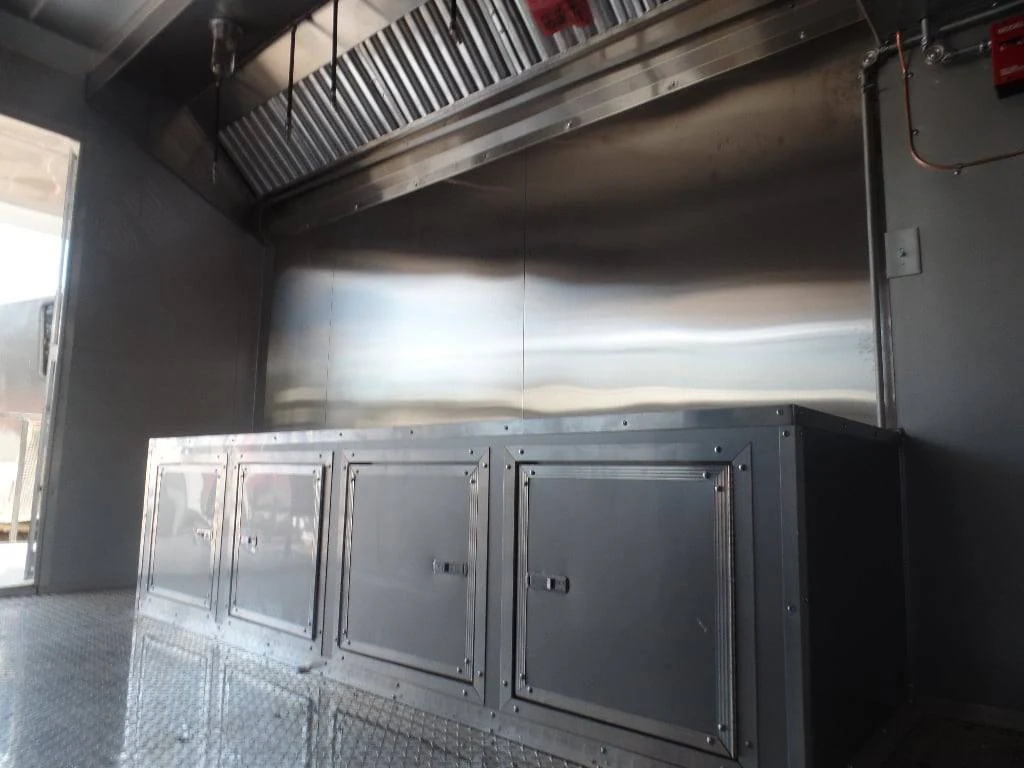 710-8.5-x-24-concession-trailer-white-bbq-catering-event-food-14.webp 8.5' x 24' Concession Trailer White BBQ Catering Event Food