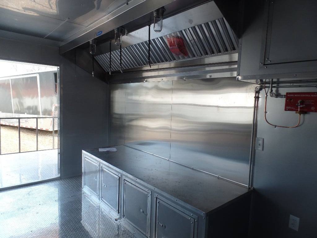 710-8.5-x-24-concession-trailer-white-bbq-catering-event-food-26.jpg 8.5' x 24' Concession Trailer White BBQ Catering Event Food
