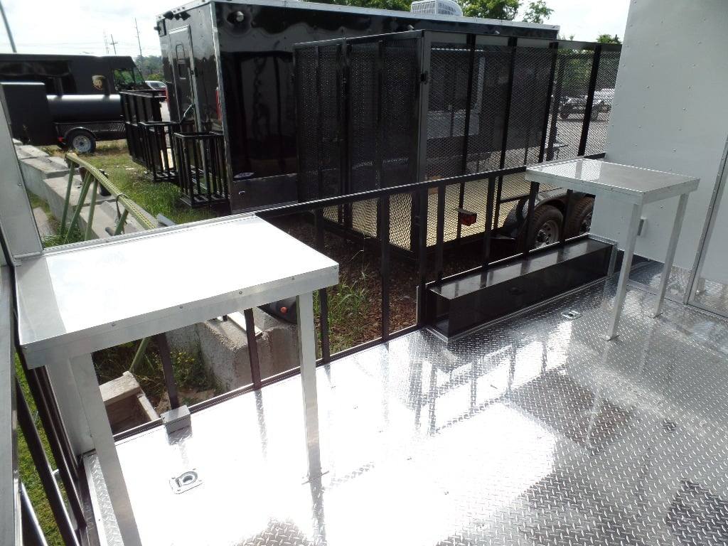 712-8.5-x-24-concession-trailer-white-bbq-food-event-catering-14.jpg 8.5' x 24' Concession Trailer White BBQ Food Event Catering