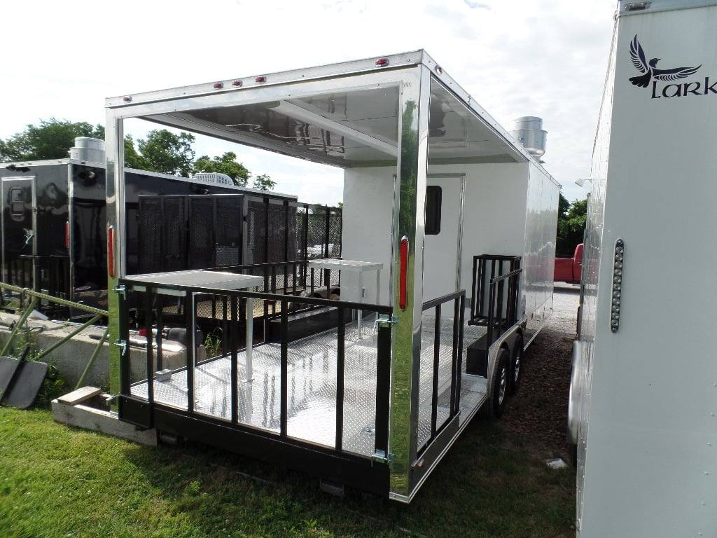 712-8.5-x-24-concession-trailer-white-bbq-food-event-catering-16.jpg 8.5' x 24' Concession Trailer White BBQ Food Event Catering