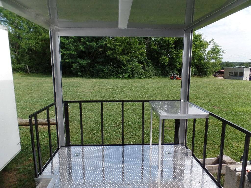 712-8.5-x-24-concession-trailer-white-bbq-food-event-catering-2.jpg 8.5' x 24' Concession Trailer White BBQ Food Event Catering