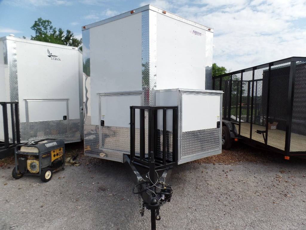 712-8.5-x-24-concession-trailer-white-bbq-food-event-catering-7.jpg 8.5' x 24' Concession Trailer White BBQ Food Event Catering