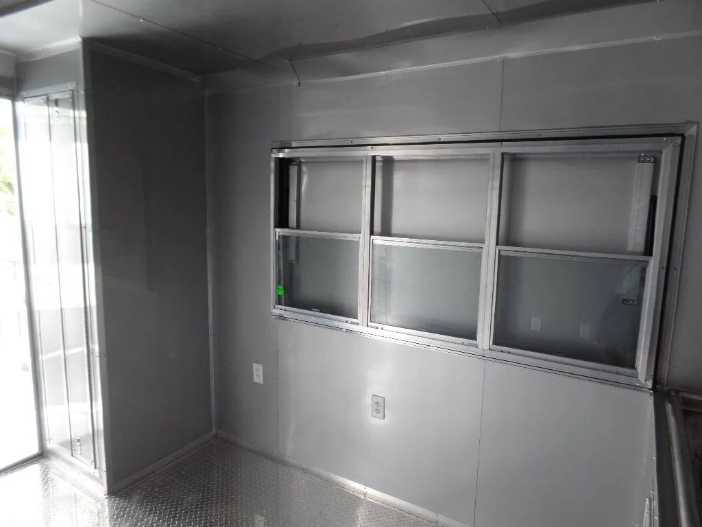712-8.5-x-24-concession-trailer-white-bbq-food-event-catering-9.webp 8.5' x 24' Concession Trailer White BBQ Food Event Catering