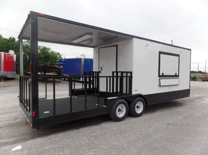 713-8.5-x-24-concession-white-bbq-event-catering-food-trailer-12.jpg 8.5' x 24' Concession White BBQ Event Catering Food Trailer