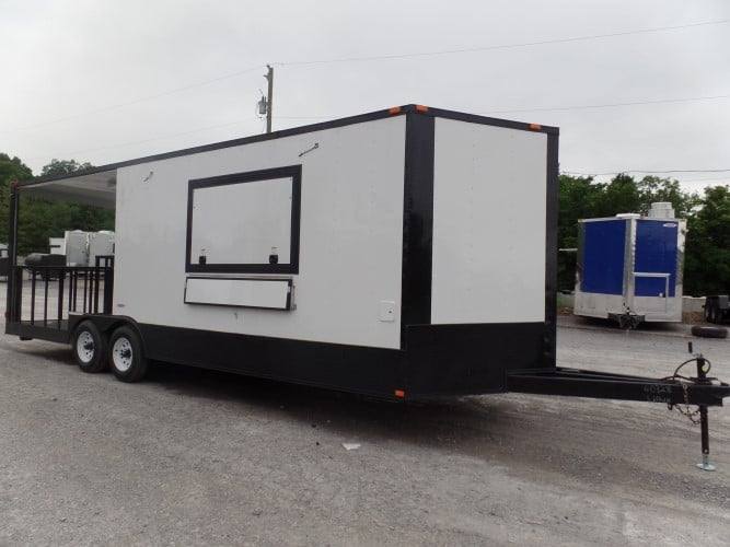 713-8.5-x-24-concession-white-bbq-event-catering-food-trailer-17.jpg 8.5' x 24' Concession White BBQ Event Catering Food Trailer