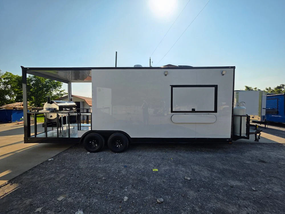 8.5' X 24' Custom Concession Trailer BBQ Competition and Event Catering