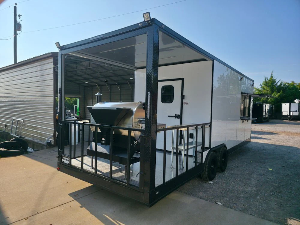 8.5' X 24' Custom Concession Trailer BBQ Competition and Event Catering