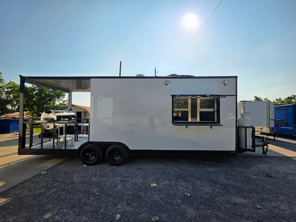 8.5' X 24' Custom Concession Trailer BBQ Competition and Event Catering