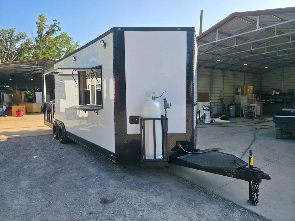 8.5' X 24' Custom Concession Trailer BBQ Competition and Event Catering