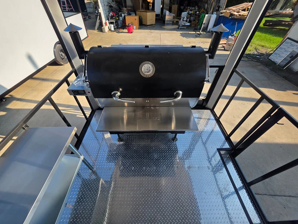 8.5' X 24' Custom Concession Trailer BBQ Competition and Event Catering