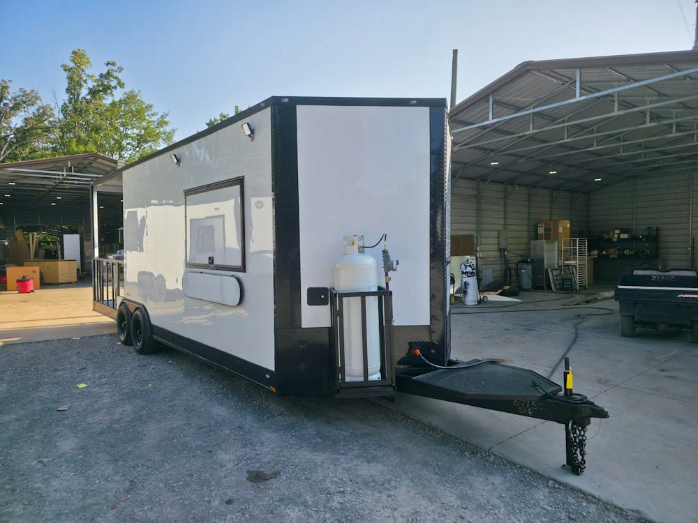 8.5' X 24' Custom Concession Trailer BBQ Competition and Event Catering
