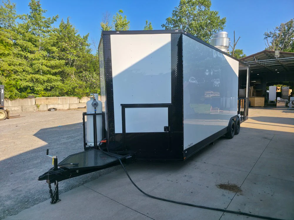 8.5' X 24' Custom Concession Trailer BBQ Competition and Event Catering