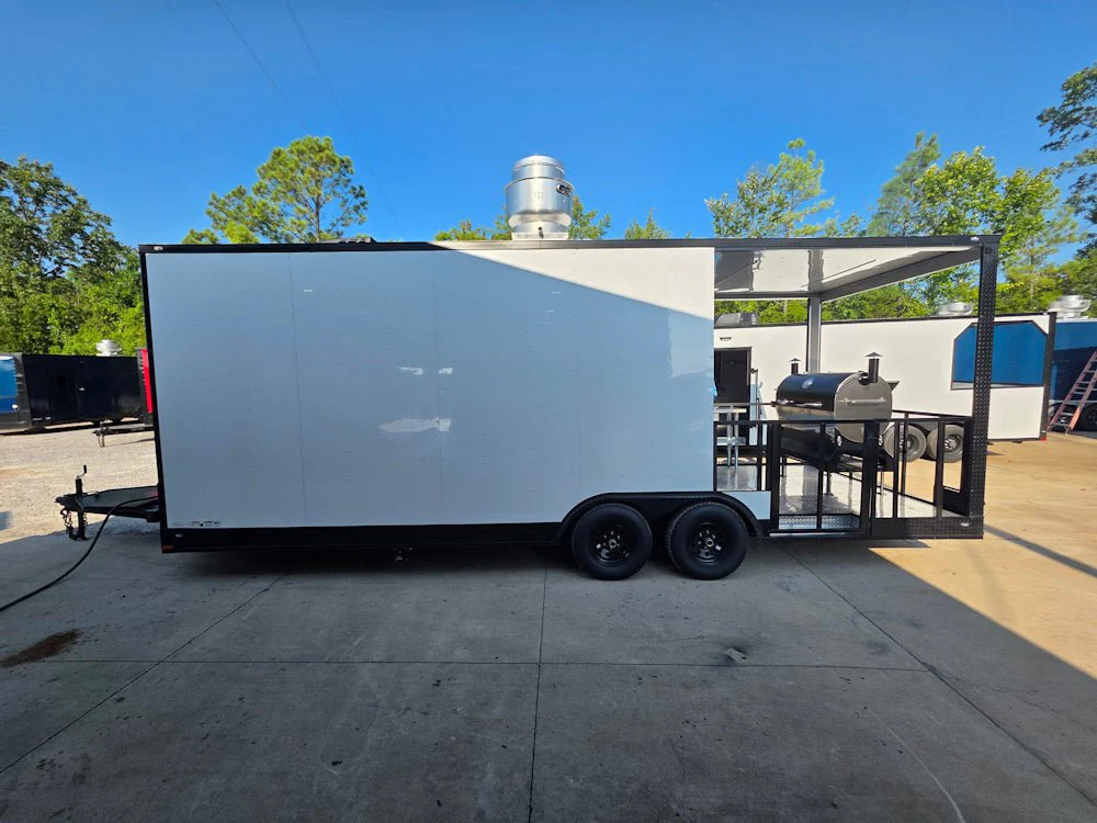 8.5' X 24' Custom Concession Trailer BBQ Competition and Event Catering