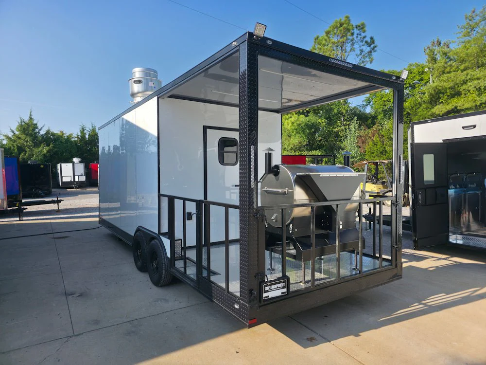 8.5' X 24' Custom Concession Trailer BBQ Competition and Event Catering