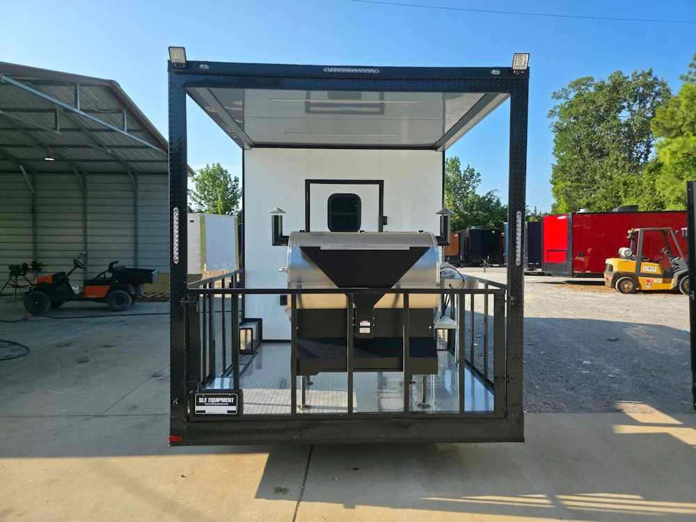 8.5' X 24' Custom Concession Trailer BBQ Competition and Event Catering
