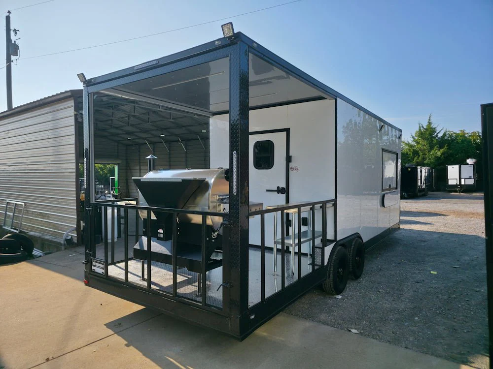 8.5' X 24' Custom Concession Trailer BBQ Competition and Event Catering