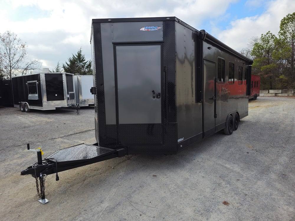 717-8.5-x-24-custom-enclosed-dressing-room-trailer-3.jpg 8.5' X 24' Custom Enclosed Dressing Room Trailer