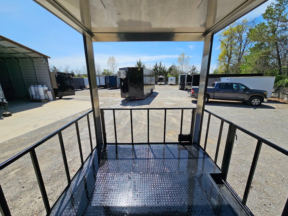 719-8.5-x-24-emerald-green-concession-trailer-bbq-event-catering-16.jpg 8.5' X 24' Emerald Green Concession Trailer BBQ Event Catering