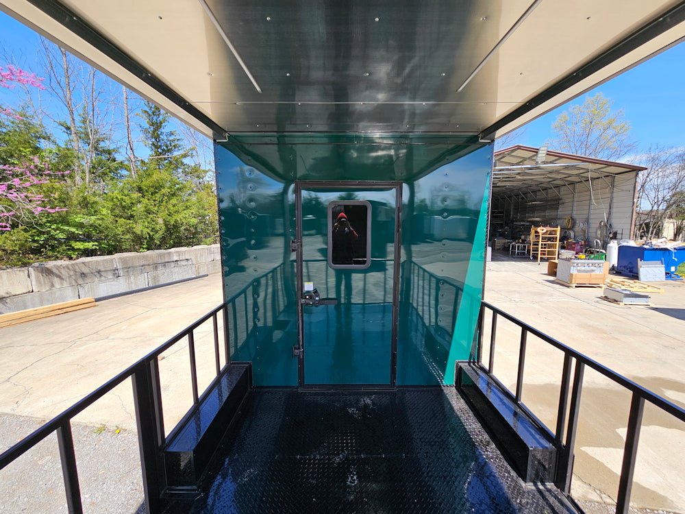719-8.5-x-24-emerald-green-concession-trailer-bbq-event-catering-17.jpg 8.5' X 24' Emerald Green Concession Trailer BBQ Event Catering