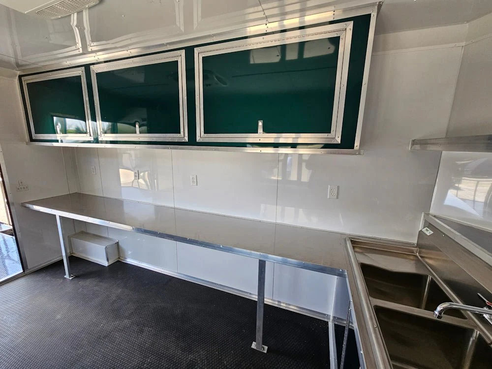 719-8.5-x-24-emerald-green-concession-trailer-bbq-event-catering-23.webp 8.5' X 24' Emerald Green Concession Trailer BBQ Event Catering