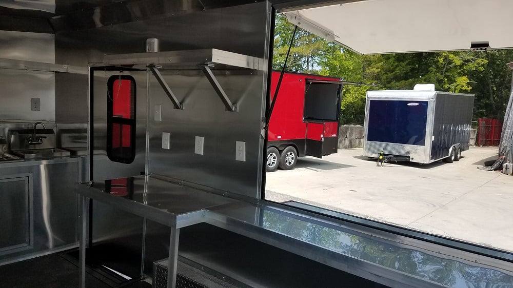 72-8.5-x-16-black-white-food-concession-event-trailer-14.jpg 8.5' x 16' Black & White Food Concession Event Trailer