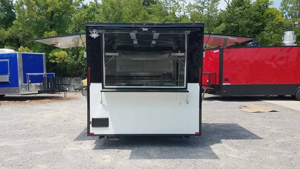 72-8.5-x-16-black-white-food-concession-event-trailer-2.jpg 8.5' x 16' Black & White Food Concession Event Trailer