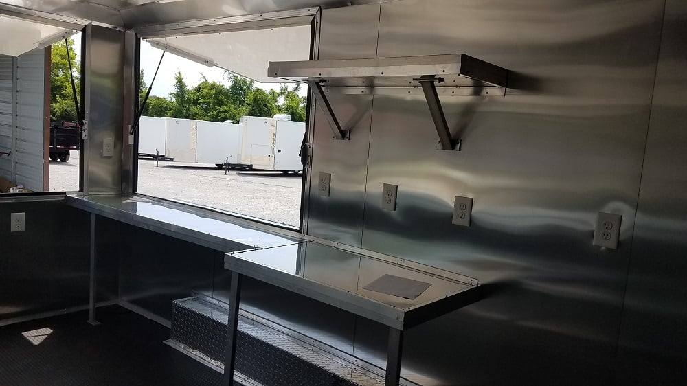 72-8.5-x-16-black-white-food-concession-event-trailer-6.jpg 8.5' x 16' Black & White Food Concession Event Trailer