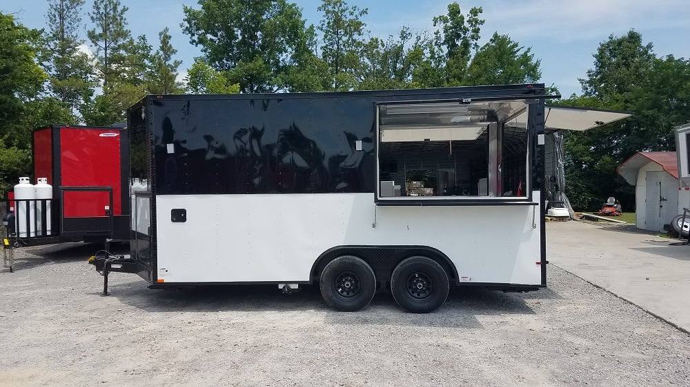 72-8.5-x-16-black-white-food-concession-event-trailer-8.jpg 8.5' x 16' Black & White Food Concession Event Trailer