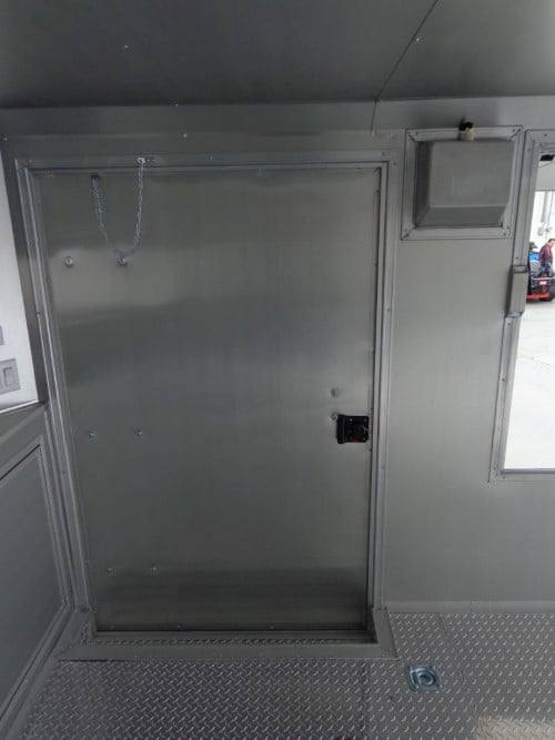 720-8.5-x-24-enclosed-red-food-trailer-car-hauler-catering-event-18.jpg 8.5' x 24' Enclosed Red Food Trailer Car Hauler Catering Event