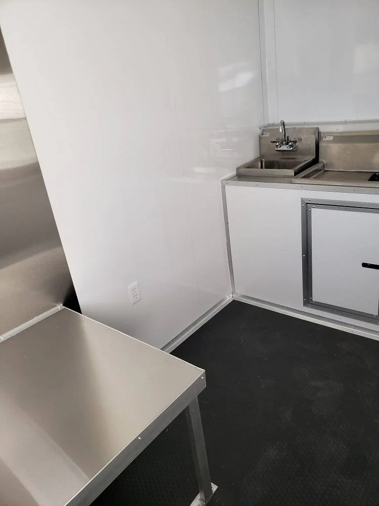 725-8.5-x-24-lime-green-bbq-porch-concession-trailer-with-restroom-25.webp 8.5' x 24' Lime Green BBQ Porch Concession Trailer with Restroom