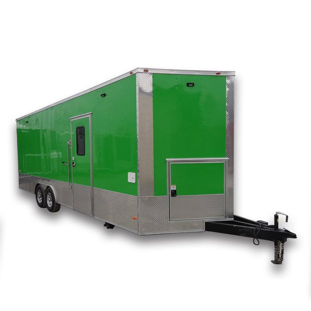 728-8.5-x-24-lime-green-concession-food-trailer-1.jpg 8.5' x 24' Lime Green Concession Food Trailer