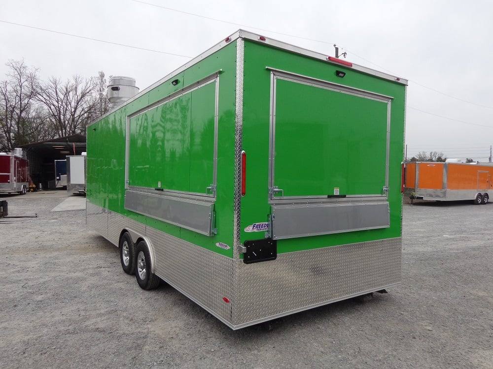 728-8.5-x-24-lime-green-concession-food-trailer-3.jpg 8.5' x 24' Lime Green Concession Food Trailer