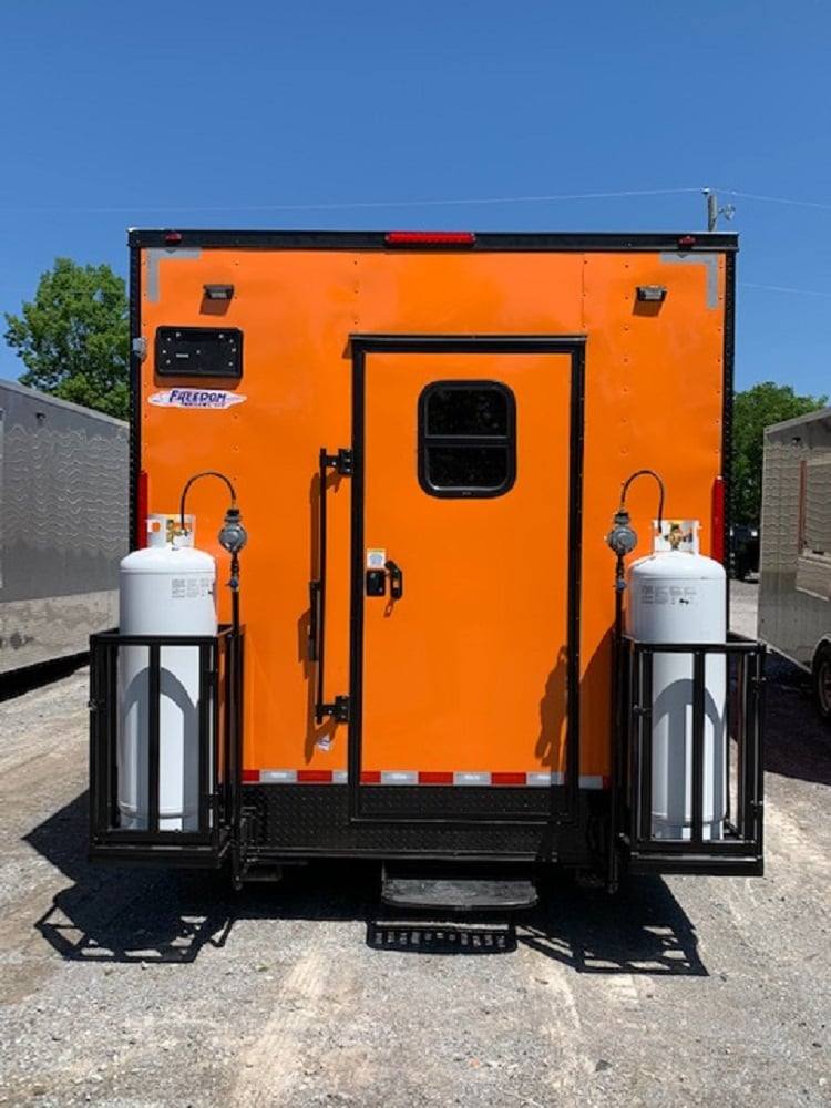 729-8.5-x-24-orange-concession-food-trailer-with-restroom-8.jpg 8.5' x 24' Orange Concession Food Trailer with Restroom