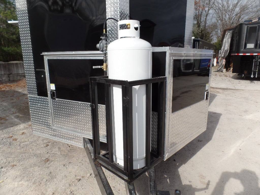 73-8.5-x-16-black-bbq-porch-concession-food-trailer-with-appliances-23.jpg 8.5' x 16' Black BBQ Porch Concession Food Trailer With Appliances