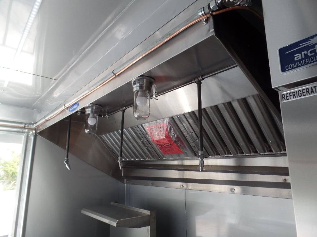73-8.5-x-16-black-bbq-porch-concession-food-trailer-with-appliances-8.jpg 8.5' x 16' Black BBQ Porch Concession Food Trailer With Appliances