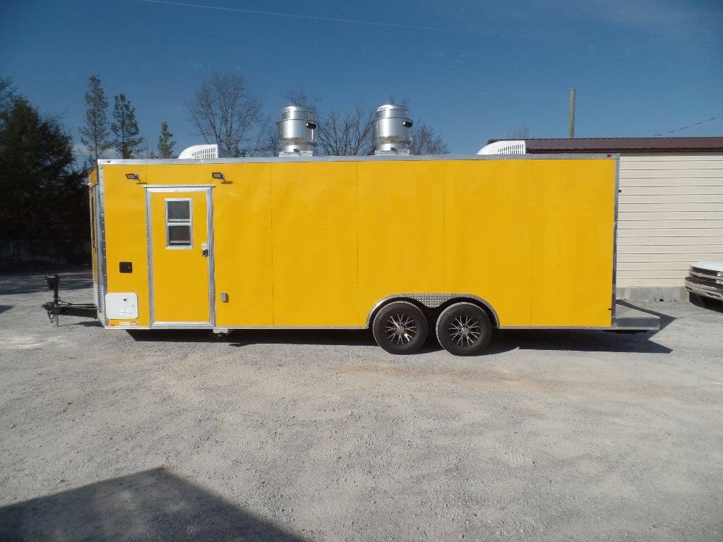 731-8.5-x-24-penske-yellow-concession-food-trailer-21.jpg 8.5' x 24' Penske Yellow Concession Food Trailer