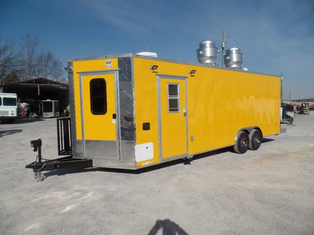 731-8.5-x-24-penske-yellow-concession-food-trailer-24.jpg 8.5' x 24' Penske Yellow Concession Food Trailer